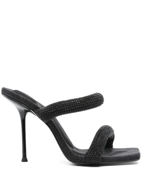 Alexander Wang 105mm Julie Tubular sandals Black 30125S004011