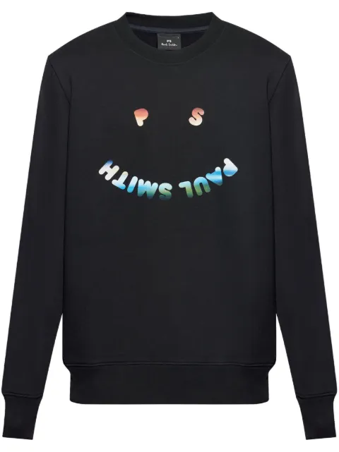 PS Paul Smith Happy Gradient-print sweatshirt Black M2R027RPP5016