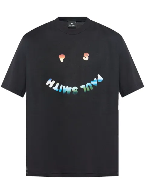 PS Paul Smith Happy Gradient-print T-shirt Black M2R220XPP5016