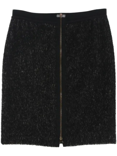 Lanvin Pre-Owned 2003 wool miniskirt Black LAN250BD