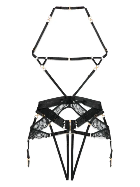 Bordelle Mari suspender harness Black SS24S01B