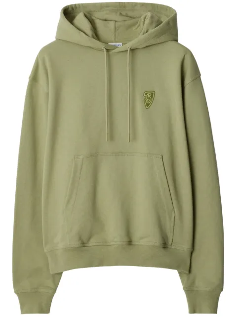 Burberry EKD cotton hoodie Green 8102452