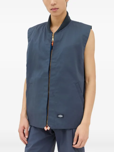 DICKIES zip-front sleeveless gilet Blue DK0A866Q0DN1