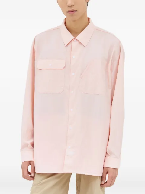 DICKIES double-pocket long-sleeve shirt Pink DK0A866OK341