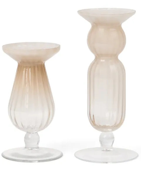 Brunello Cucinelli murano glass vases White MLVETXMS01C602