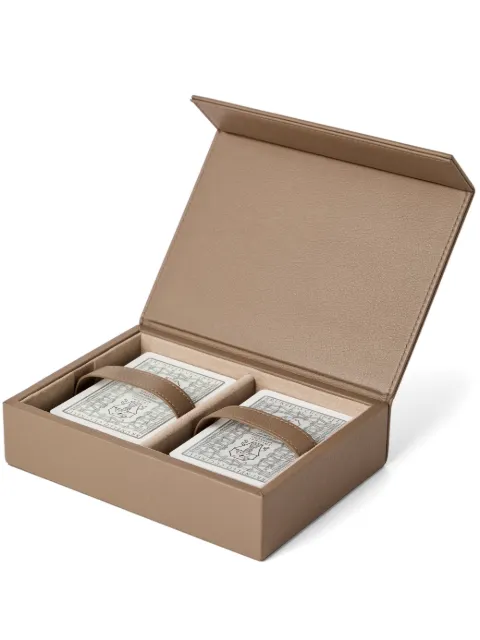 Brunello Cucinelli watercolour-effect cards White MLZSECGAM3C5859