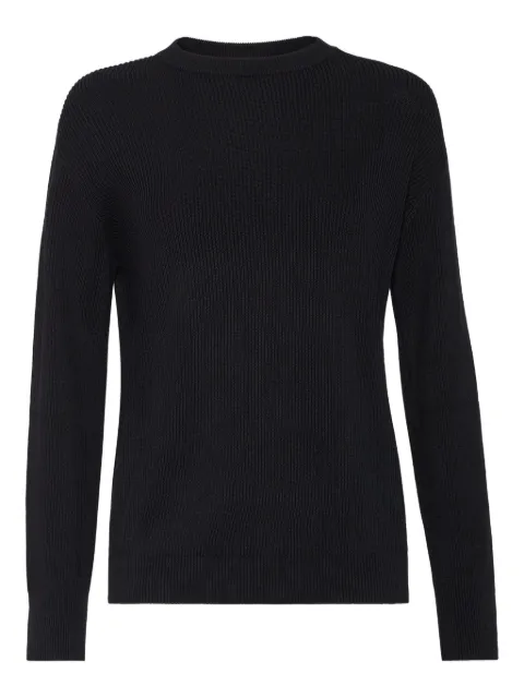 Brunello Cucinelli cotton sweater Black M19194710C101