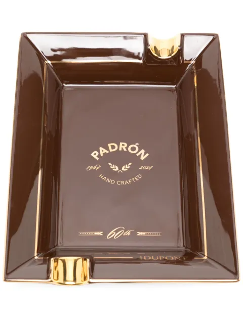 S.T. Dupont graphic-print collectible Brown 006114
