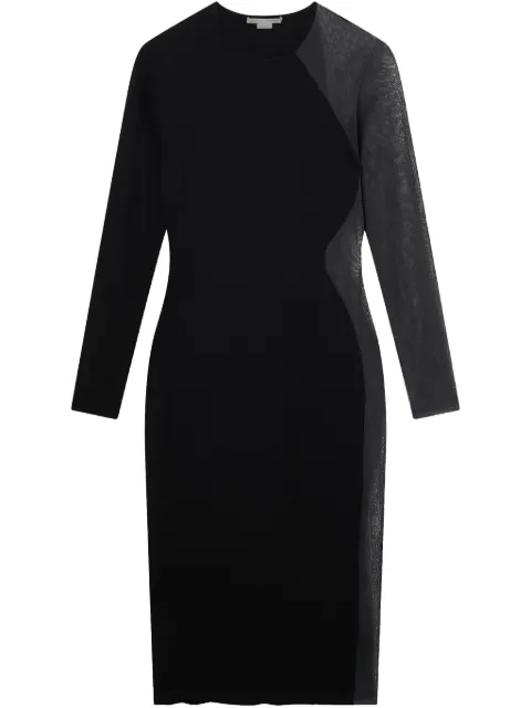 Stella McCartney Miracle midi dress Black 6K09653S2557
