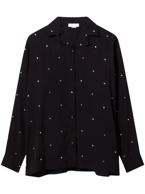 Stella McCartney crystal-embellished shirt Black 6201473CU351