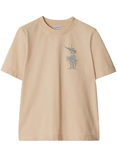 Burberry EKD cotton T-shirt Neutrals 8104709