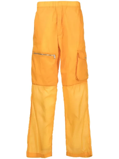 Moncler pocket-detail trousers Orange J11923A71410M1171