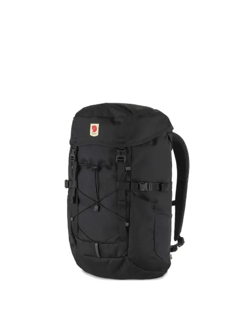 Fjällräven logo-patch backpack Black F23350