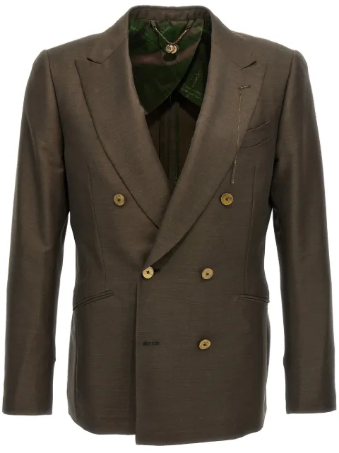Maurizio Miri double-breasted blazer Green SAMS174430013805