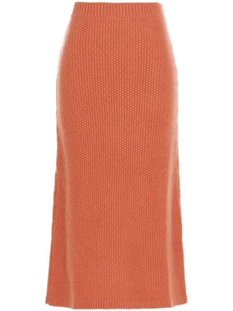 Chloé knit maxi skirt Orange C22AMJ02550871