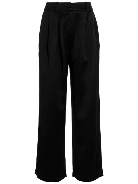 CAPASA MILANO pleated trousers Black 5006DVWSW22BLACK