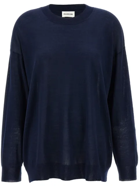 P.A.R.O.S.H. crew-neck sweater Blue D540782LINFA012