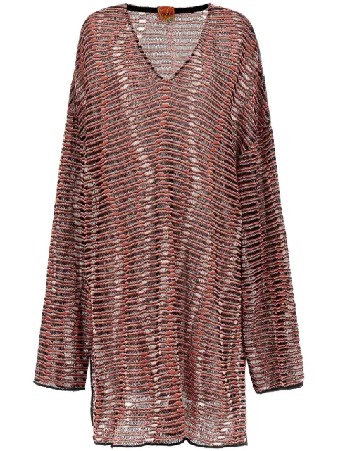 VITELLI Wave Jacquard sweater Brown SS23D38G07PLKJ12MULTICOLOR