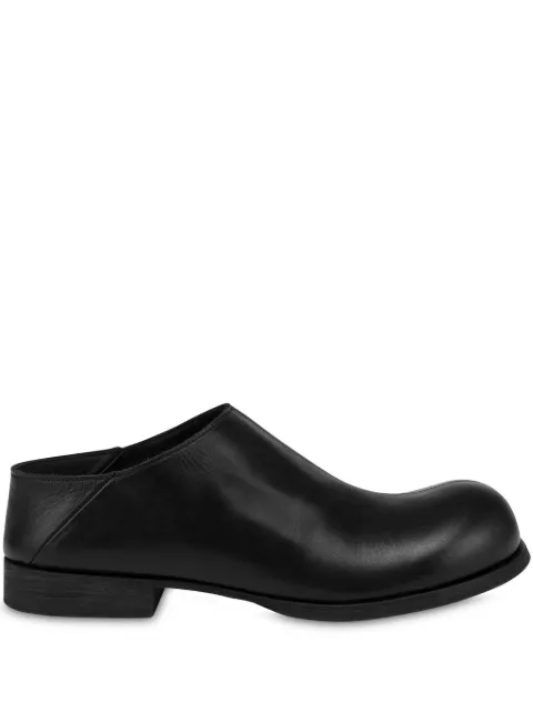 Moschino leather loafers Black MA10203C1MMF0