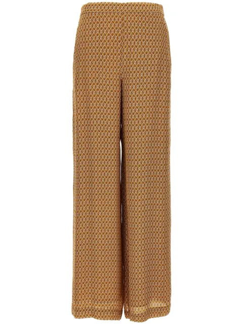 Michael Michael Kors geometric-print palazzo pants Neutrals MF330K0AR4