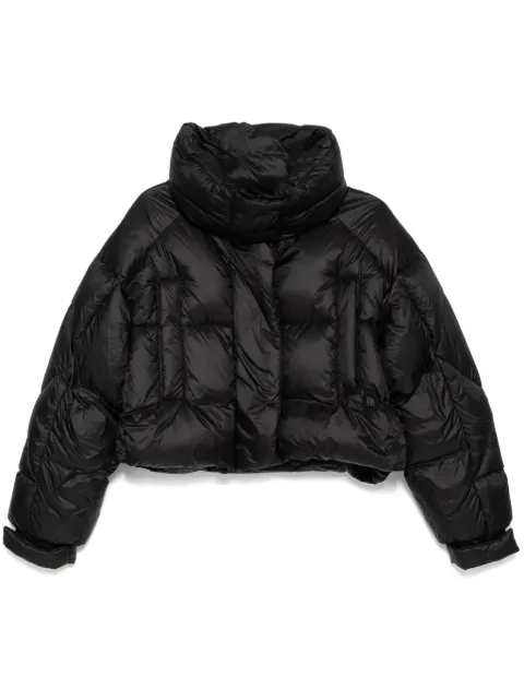 Bacon panelled puffer jacket Black BACPIGIU452WLT