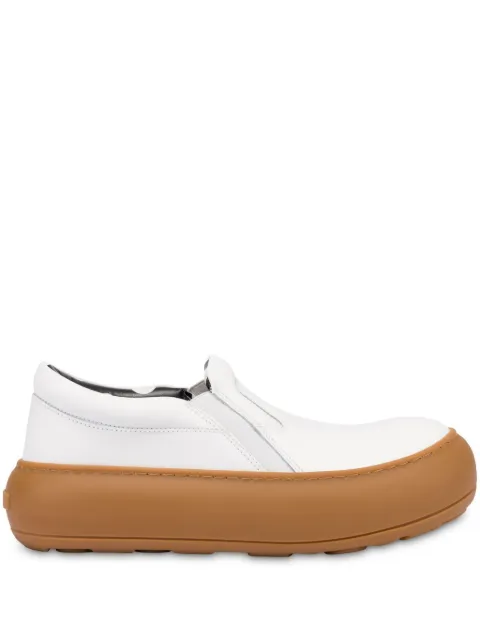 Moschino oversized-sole trainers White MA15125G1MMF0
