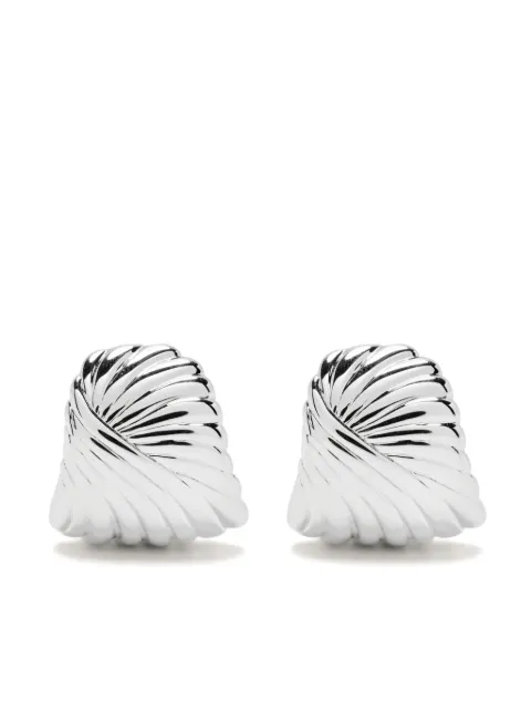 Missoma ripple stud earrings Silver WRSE9NS