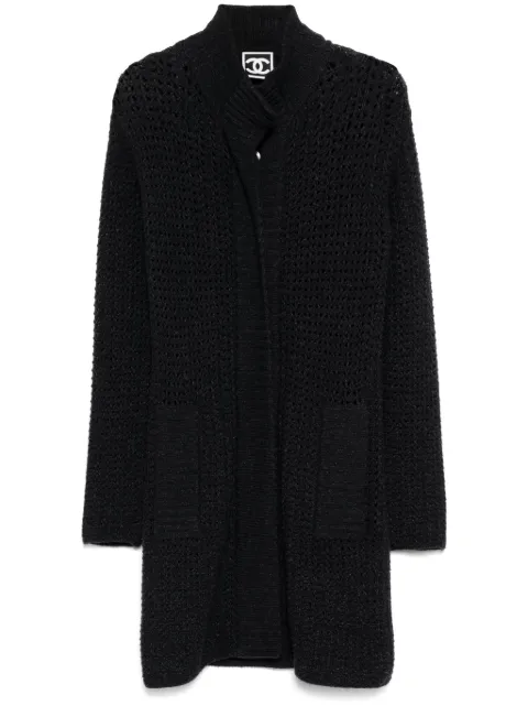 CHANEL Pre-Owned 2009 long-sleeved cardigan Black 09AP36610K02299AU003