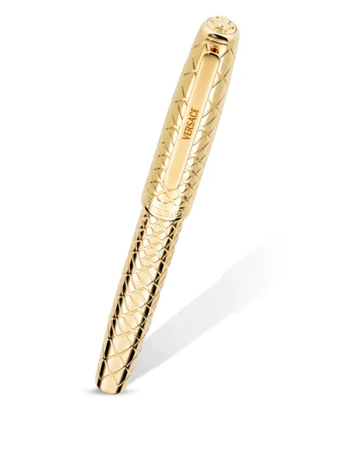 Versace Arges gold plated roller pen Gold VR4DA0325