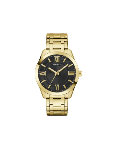 GUESS USA analog 44mm watch Black GW0893G4