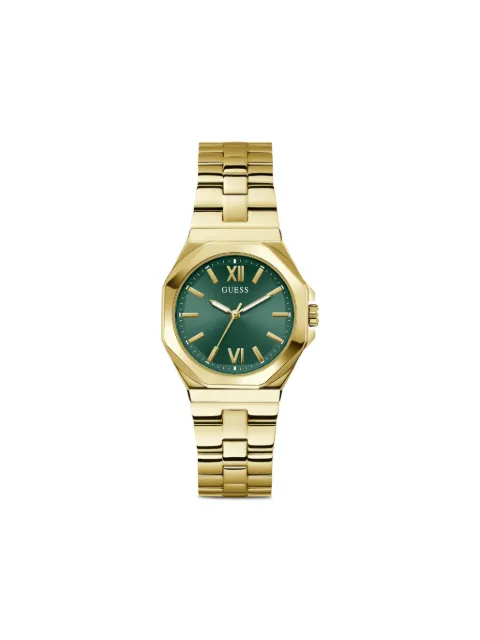GUESS USA stainless steel 34mm watch Green GW0873L2