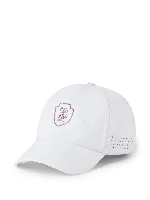Brunello Cucinelli logo cap White MCAP9911TCD760