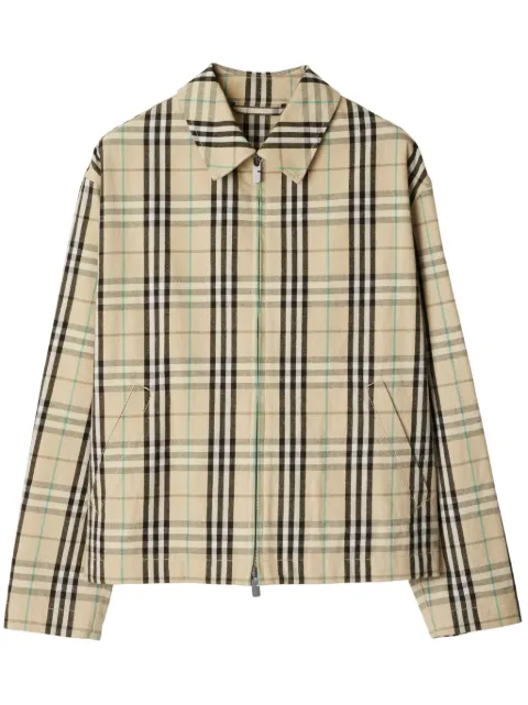 Burberry Vintage Check cotton jacket Neutrals 8101040
