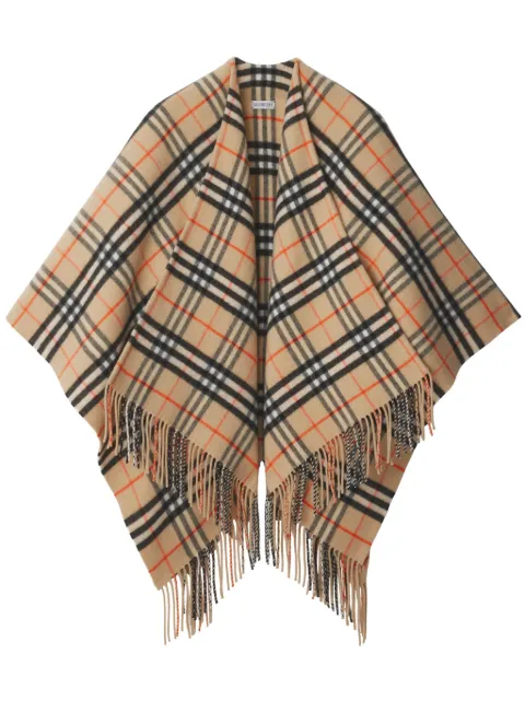 Burberry Check cape Neutrals 8102992