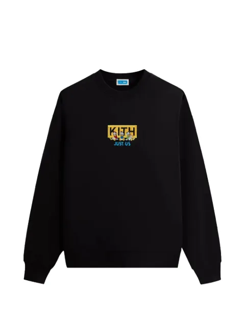KITH x Disney Donald Duck Triplets Nelson sweatshirt Black KHM033127