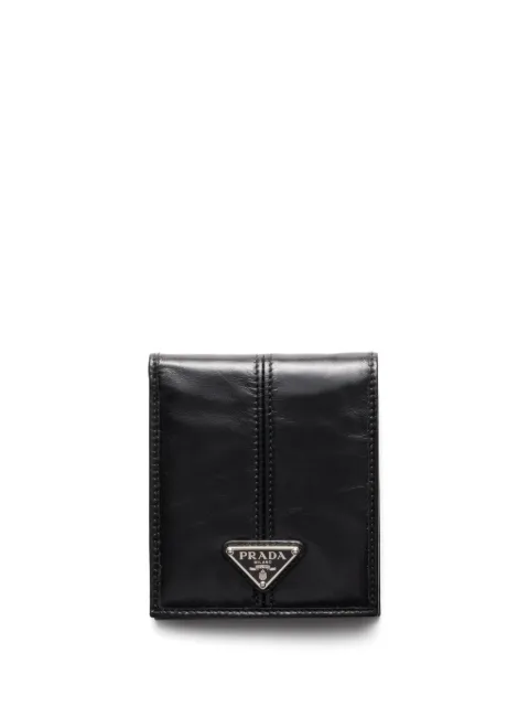 Prada leather wallet Black 2MO7382CX7