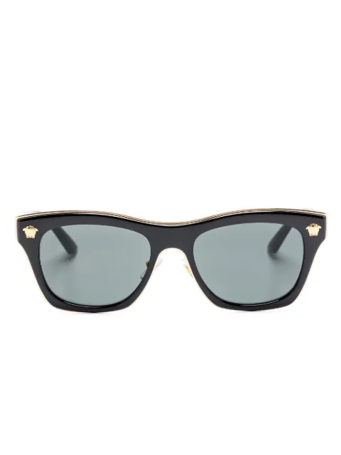 Versace Eyewear wayfarer-frame sunglasses Black VE2272GB187