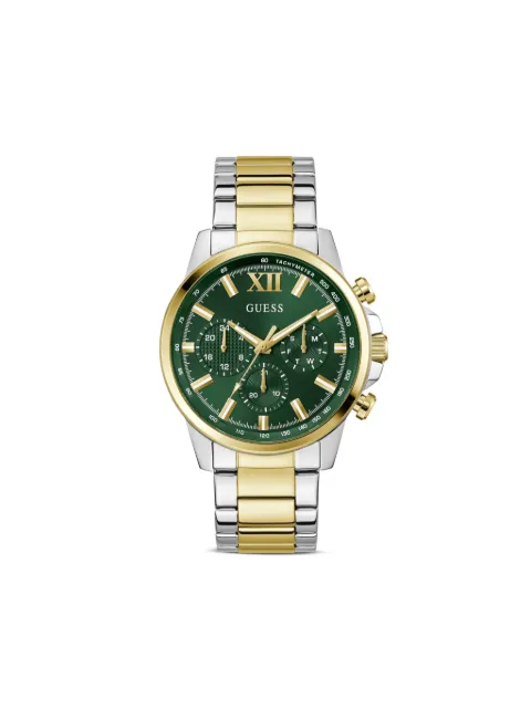 GUESS USA multifunction 44mm watch Green GW0900G5