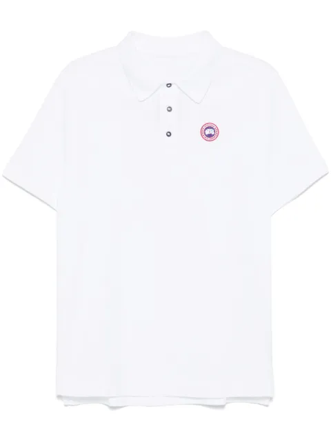 Canada Goose Beckley polo shirt White 1600M