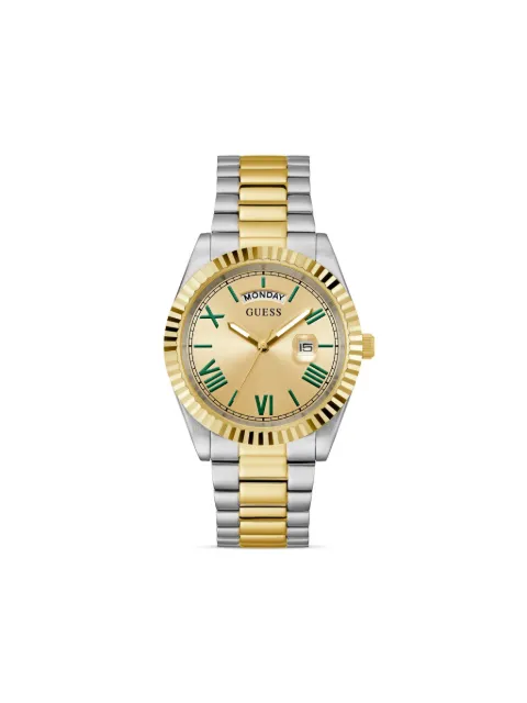 GUESS USA two-tone 42mm watch Gold GW0265G14