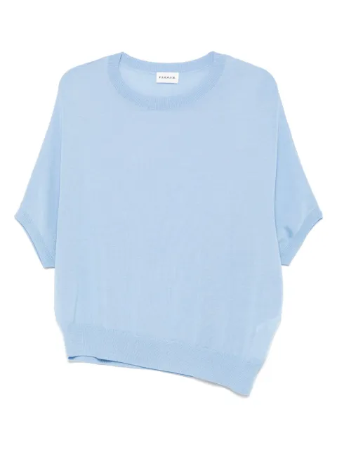 P.A.R.O.S.H. fine-knit top Blue D540867LINFA25
