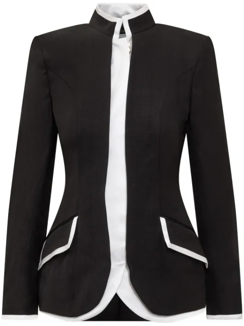 Casablanca tailored blazer Black WF22JK140