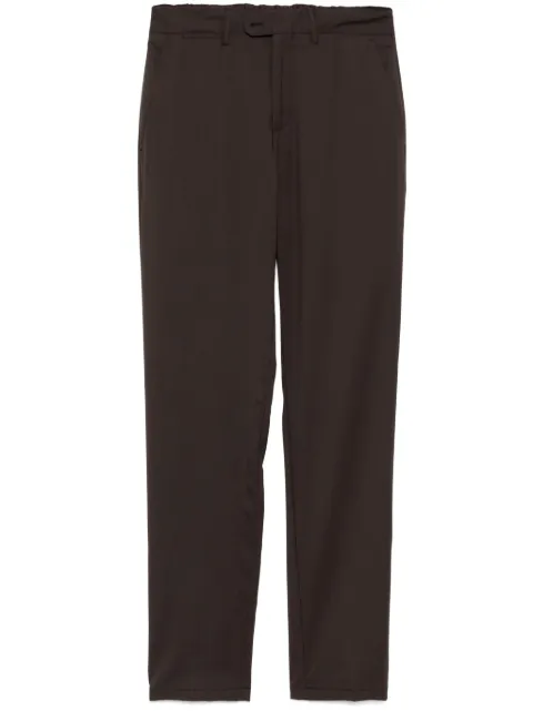 Fedeli virgin-wool straight-leg trousers Brown 7UI11274