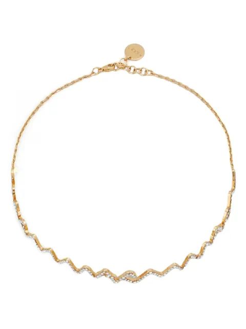 Marni logo choker necklace Gold COMV0507A0P6527