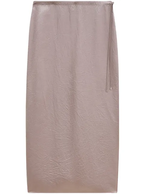Filippa K crinkled pencil skirt Neutrals 31125
