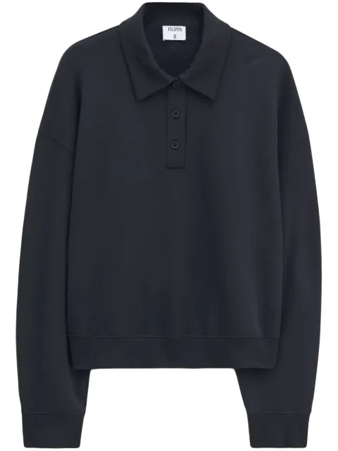 Filippa K jersey polo shirt Black 31369