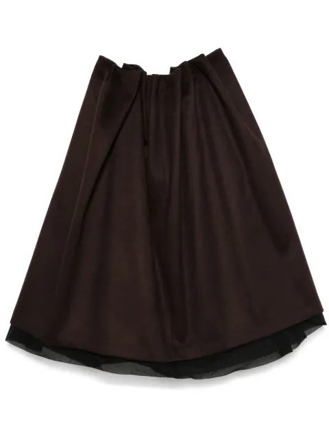 The Row Lamartine midi skirt Brown 8465W3423