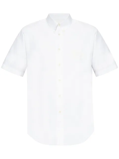 Givenchy logo-embroidered shirt White BM611CG1ZF