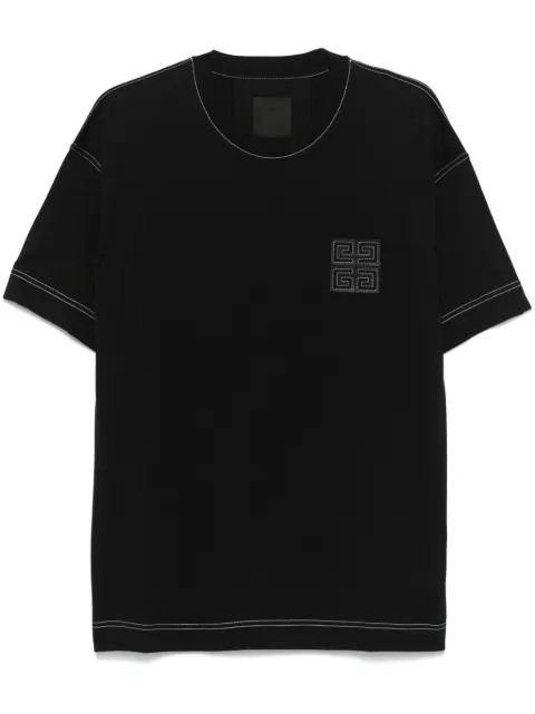 Givenchy 4G-motif T-shirt Black BM71MG3YPQ