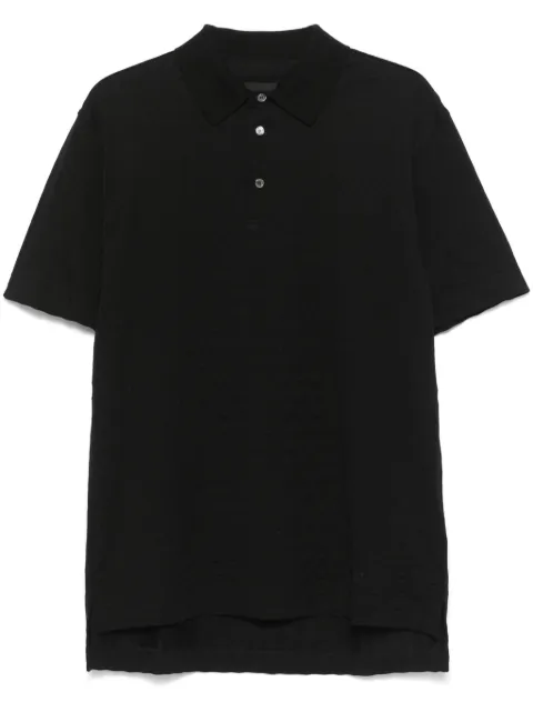 Givenchy 4G-jacquard polo shirt Black BM71KR3YPA